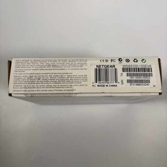 NETGEAR N300(WNA3100)WIRELESS WIFI Receiver USB ADAPTER  Antenna Kit +Stand NEW - Picture 5 of 8